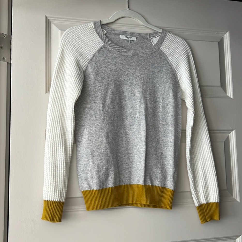 Madewell  color block sweater